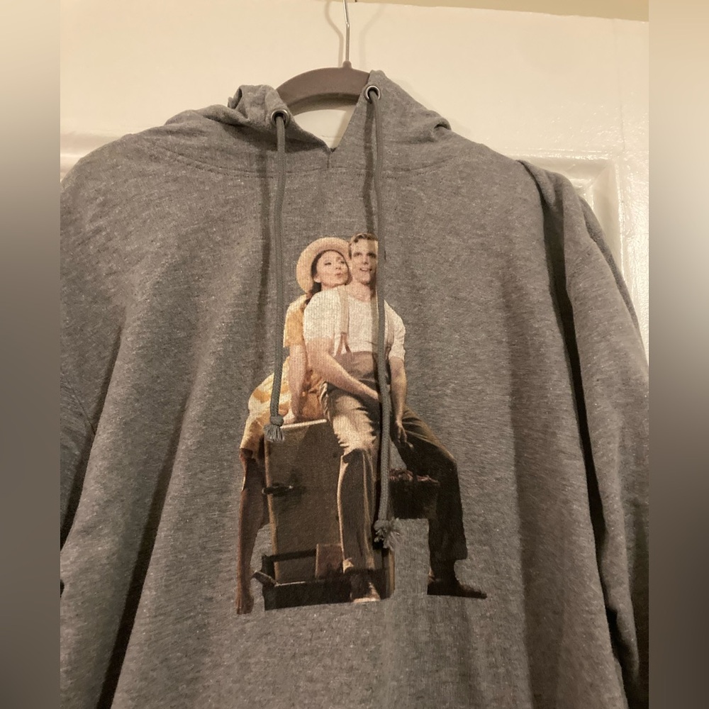 Bright Star Broadway Rare Photo Fleece Hoodie Carmen Cusack Paul Nolan - Large